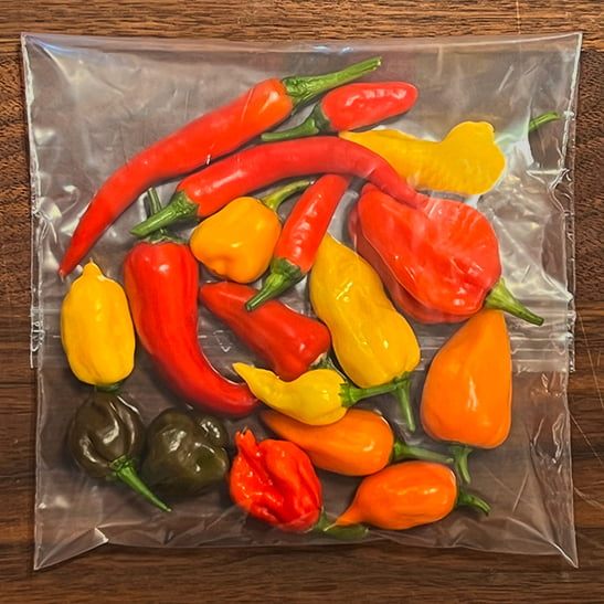 Assortiment de piments frais Assortiment de piments frais